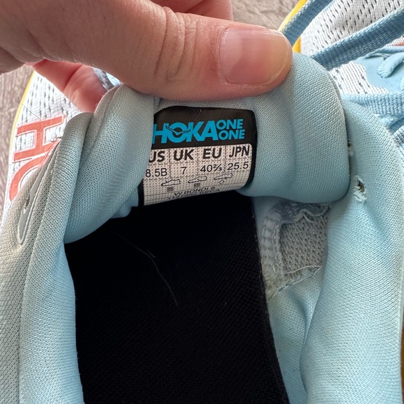 Hoka One Bondi 8 running sneaker shoe Summer Song - Picture 4 of 5